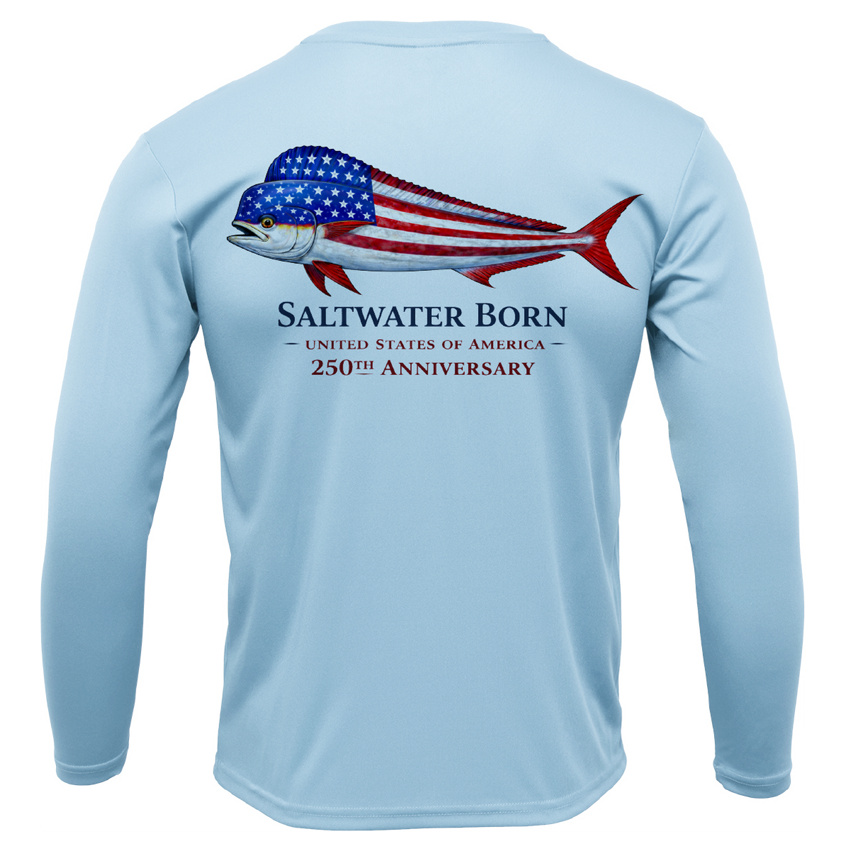 250th Anniversary Action Mahi Men's Long Sleeve UPF 50+ Dry-Fit Shirt