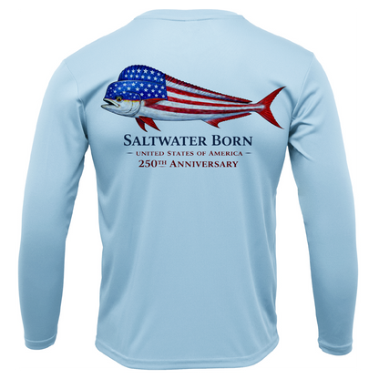 250th Anniversary Action Mahi Men's Long Sleeve UPF 50+ Dry-Fit Shirt