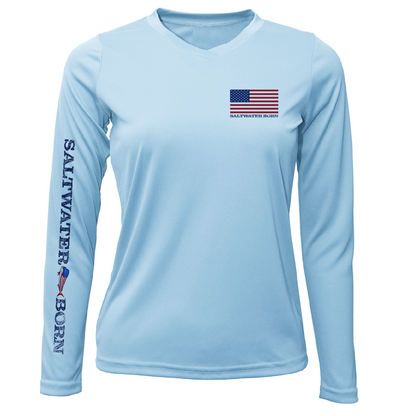 250th Anniversary Action Mahi Women's Long Sleeve UPF 50+ Dry-Fit Shirt
