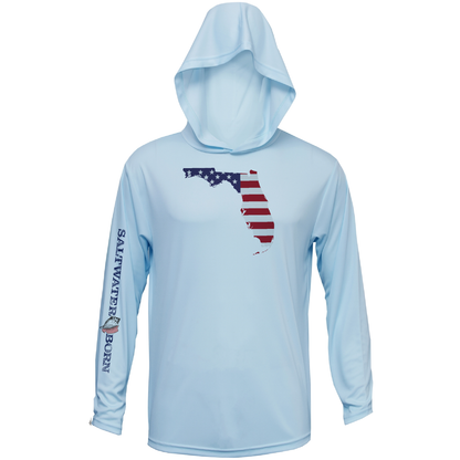 Florida USA Long Sleeve UPF 50+ Dry-Fit Hoodie