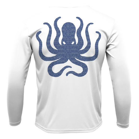 Catalina Island, CA Kraken Men's Long Sleeve UPF 50+ Dry-Fit Shirt