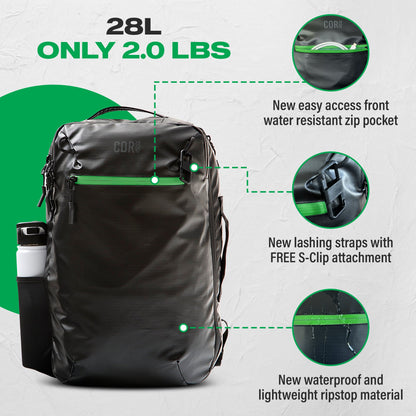 Lightweight Waterproof 28L & 34L Travel Backpack | The Island Hopper 2.0