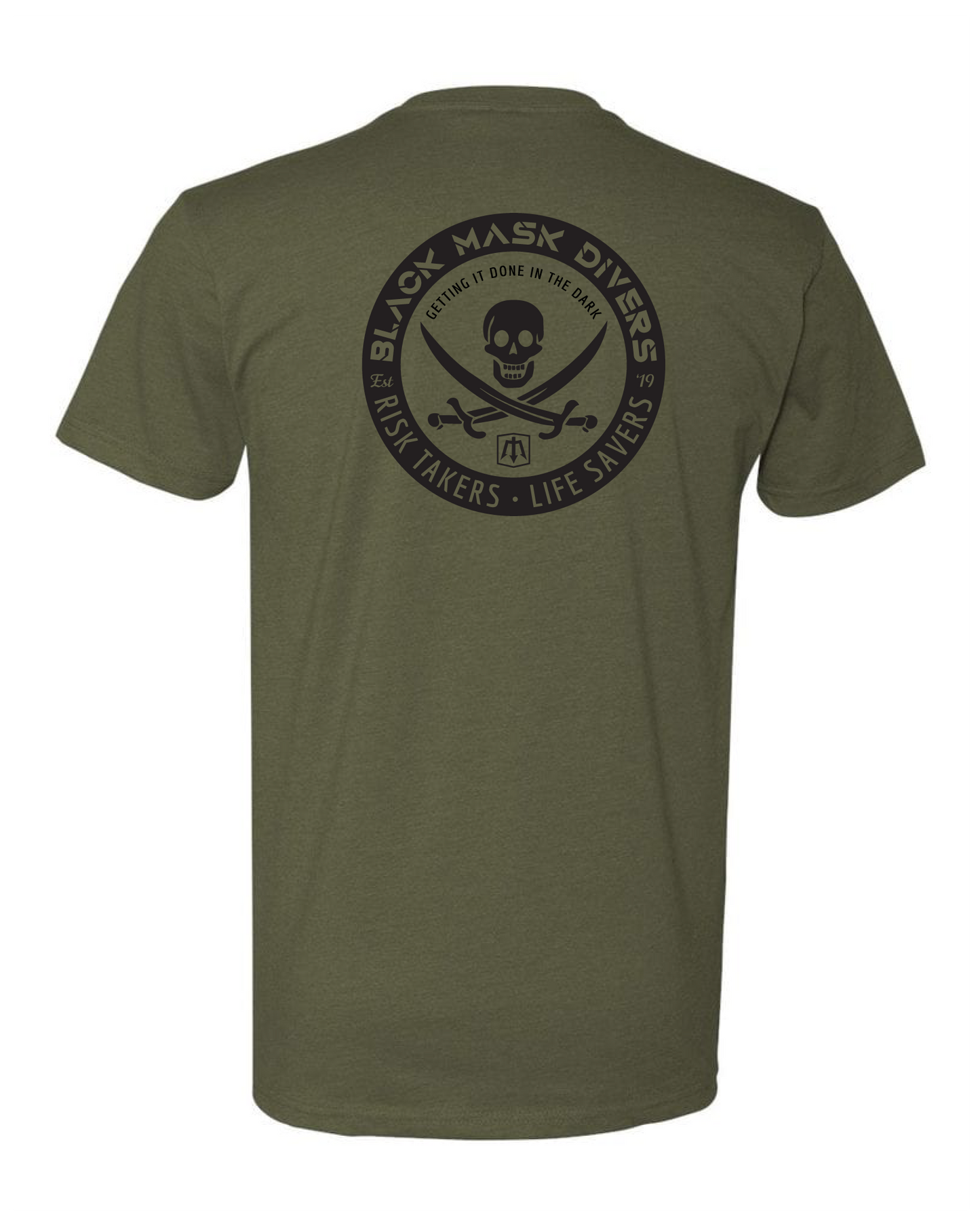 Jolly Roger T-shirt Mil Green