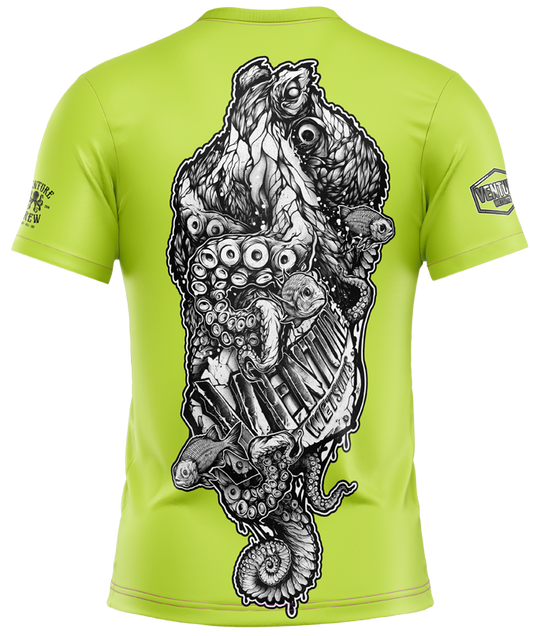 Kraken HI-VIS Lime Dri Fit T-Shirt (Adult/Keiki)