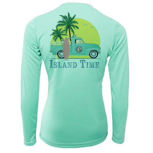 Key West Island Time Women's Long Sleeve UPF 50+ Dry-Fit Shirt