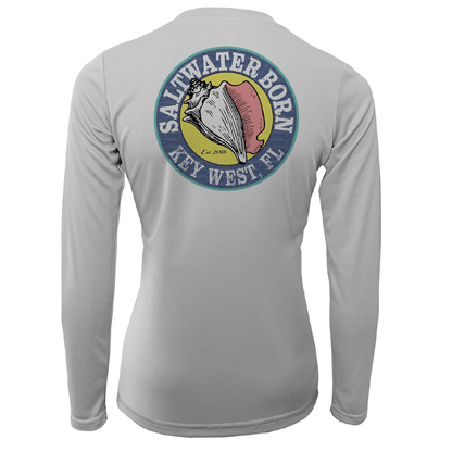 Key West Horseshoe Crab Women's Long Sleeve UPF 50+ Dry-Fit Shirt