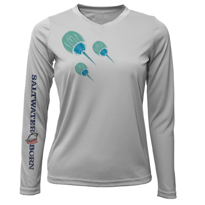 Key West Horseshoe Crab Women's Long Sleeve UPF 50+ Dry-Fit Shirt