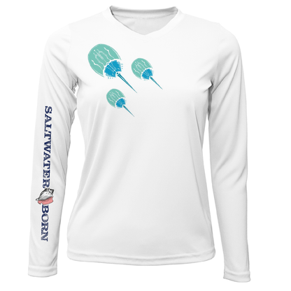 Key West Horseshoe Crab Women's Long Sleeve UPF 50+ Dry-Fit Shirt