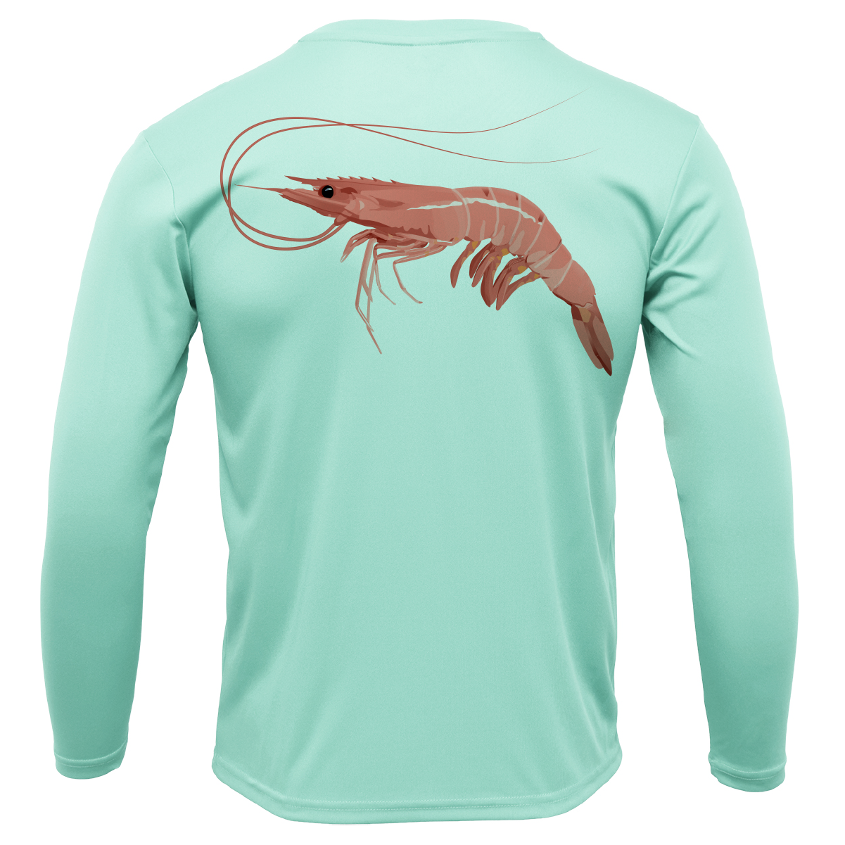 Key West, FL Jumbo Shrimp Long Sleeve UPF 50+ Dry-Fit Shirt