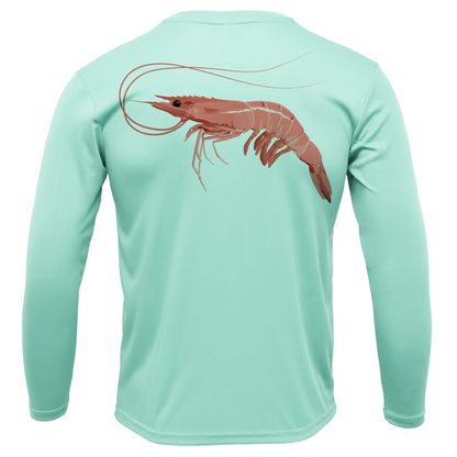 Key West, FL Jumbo Shrimp Long Sleeve UPF 50+ Dry-Fit Shirt