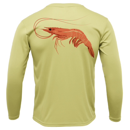 Key West, FL Jumbo Shrimp Long Sleeve UPF 50+ Dry-Fit Shirt