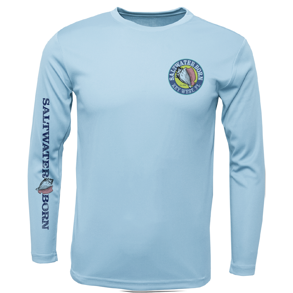 Key West, FL Jumbo Shrimp Long Sleeve UPF 50+ Dry-Fit Shirt