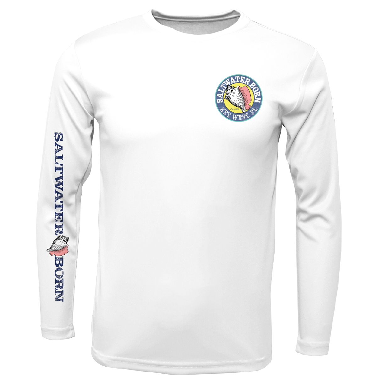 Key West, FL Jumbo Shrimp Long Sleeve UPF 50+ Dry-Fit Shirt