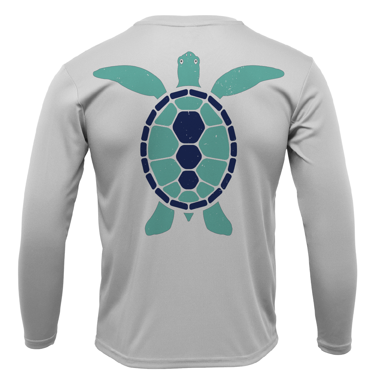 Key West, FL Turtle Men's Long Sleeve UPF 50+ Dry-Fit Shirt