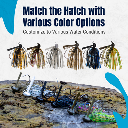 Reaction Tackle Lead Flipping Jigs- 3-PACK - New