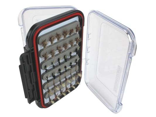 Wild Water Dry Fly Assortment, 72 Flies with Large Fly Box | SendIt Sailing