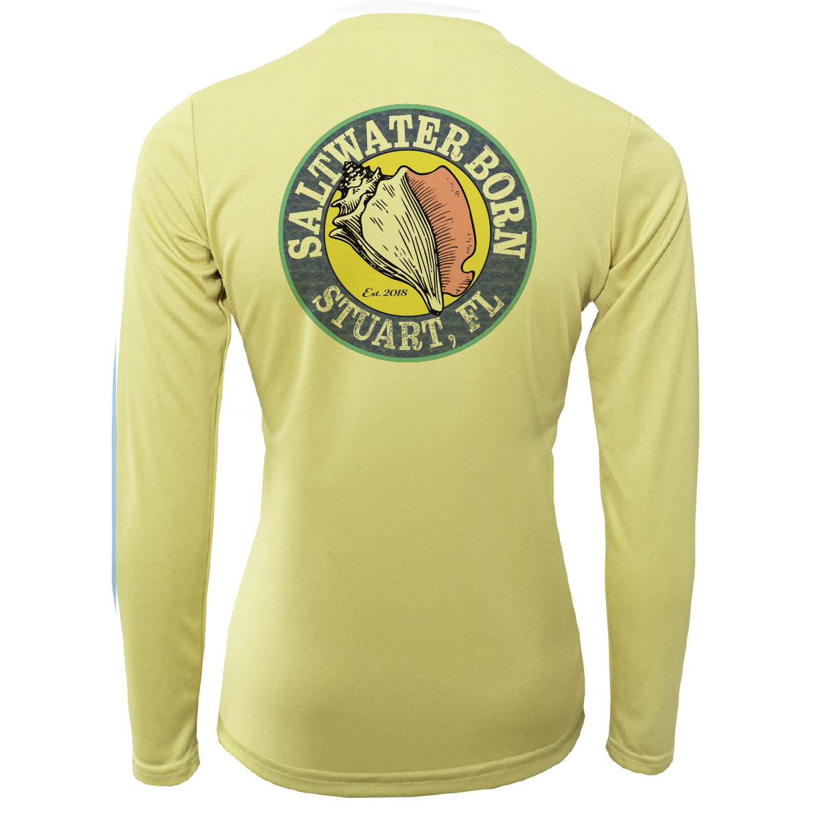Stuart "Saltwater Hair...Don't Care" Long Sleeve UPF 50+ Dry-Fit Shirt