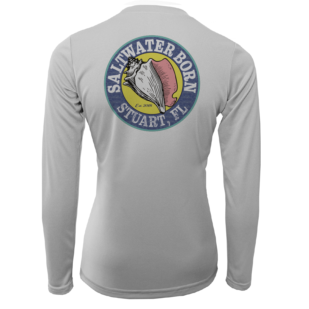 Stuart "Saltwater Hair...Don't Care" Long Sleeve UPF 50+ Dry-Fit Shirt