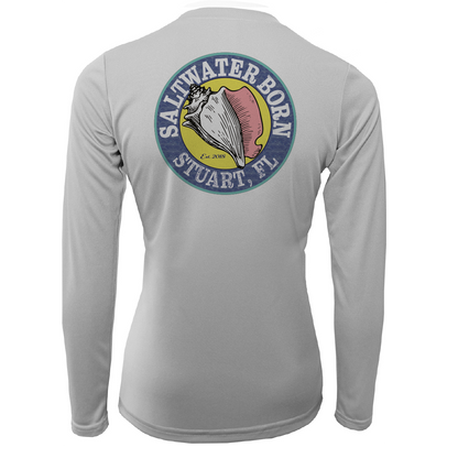 Stuart "Saltwater Hair...Don't Care" Long Sleeve UPF 50+ Dry-Fit Shirt