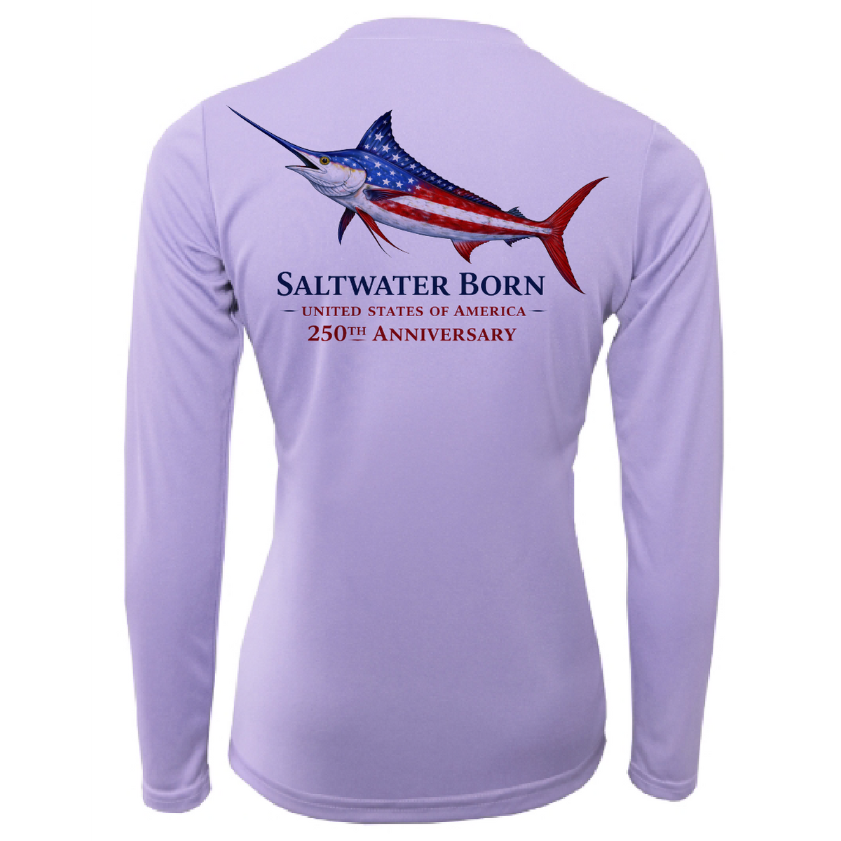 250th Anniversary Action Marlin Women's Long Sleeve UPF 50+ Dry-Fit Shirt