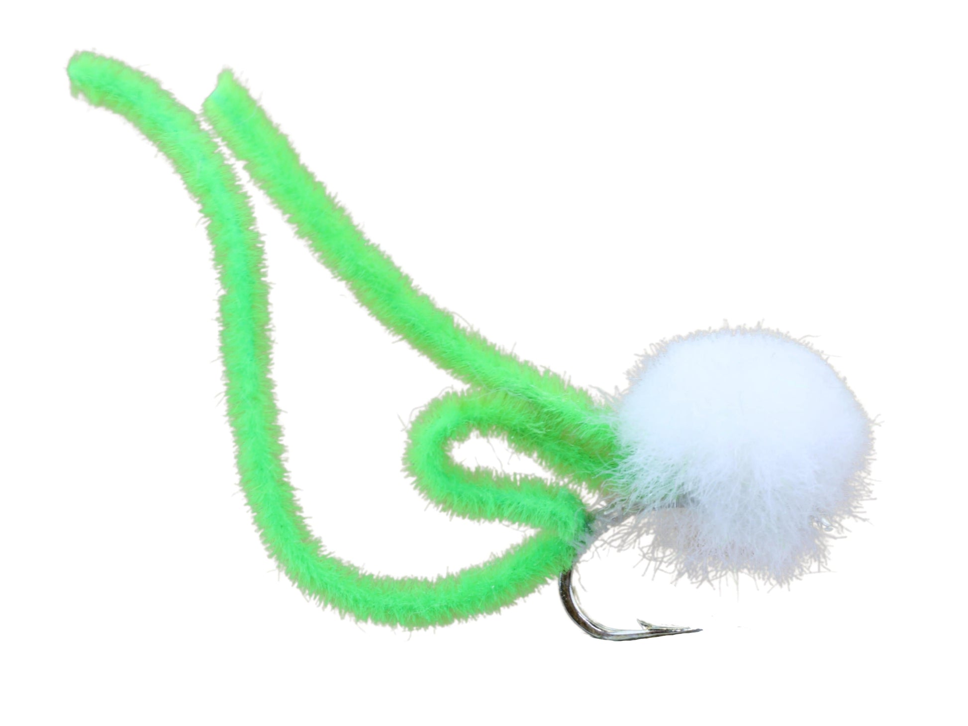 Wild Water Fly Fishing Lime Eggi Juan, Size 12 (Qty 6) | SendIt Sailing