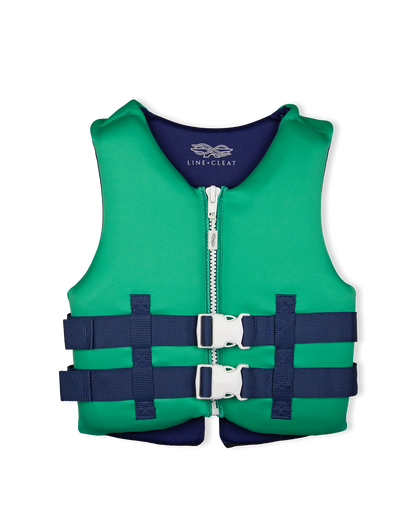 Green USCG Life Jacket (50-90 lbs)