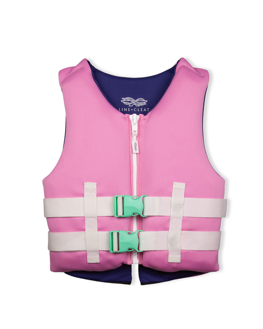 Pink USCG Life Jacket (50-90 lbs)