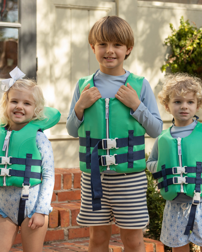 Green USCG Life Jacket (50-90 lbs)