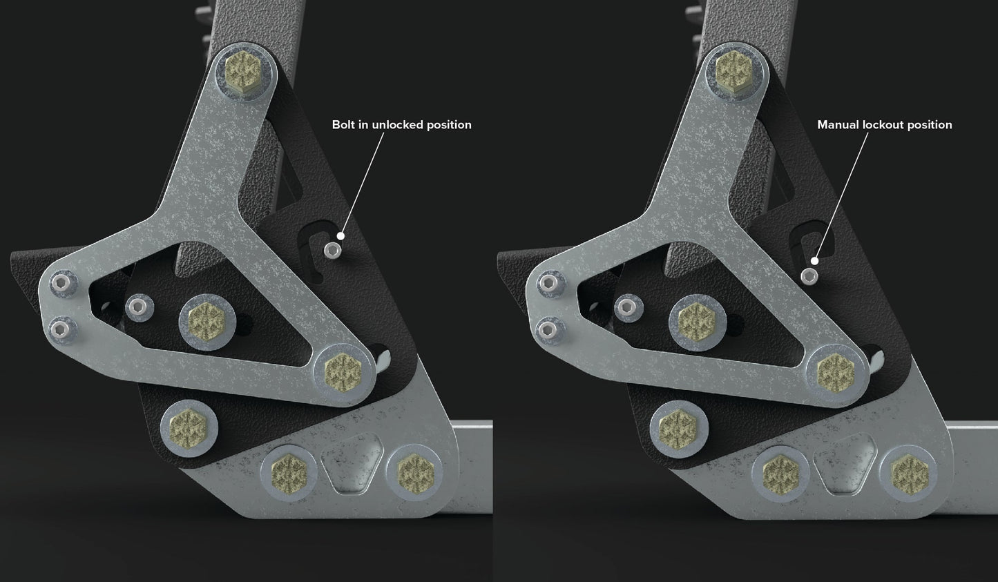 Lolo Racks 4 Bike Rack with Foot Activated Tilt