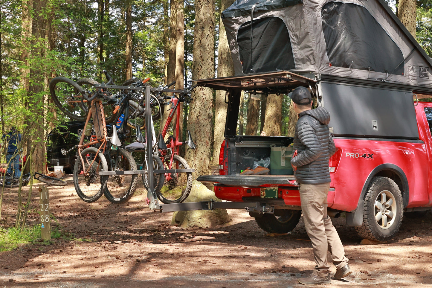 Boss Swingout and 6 bike rack System