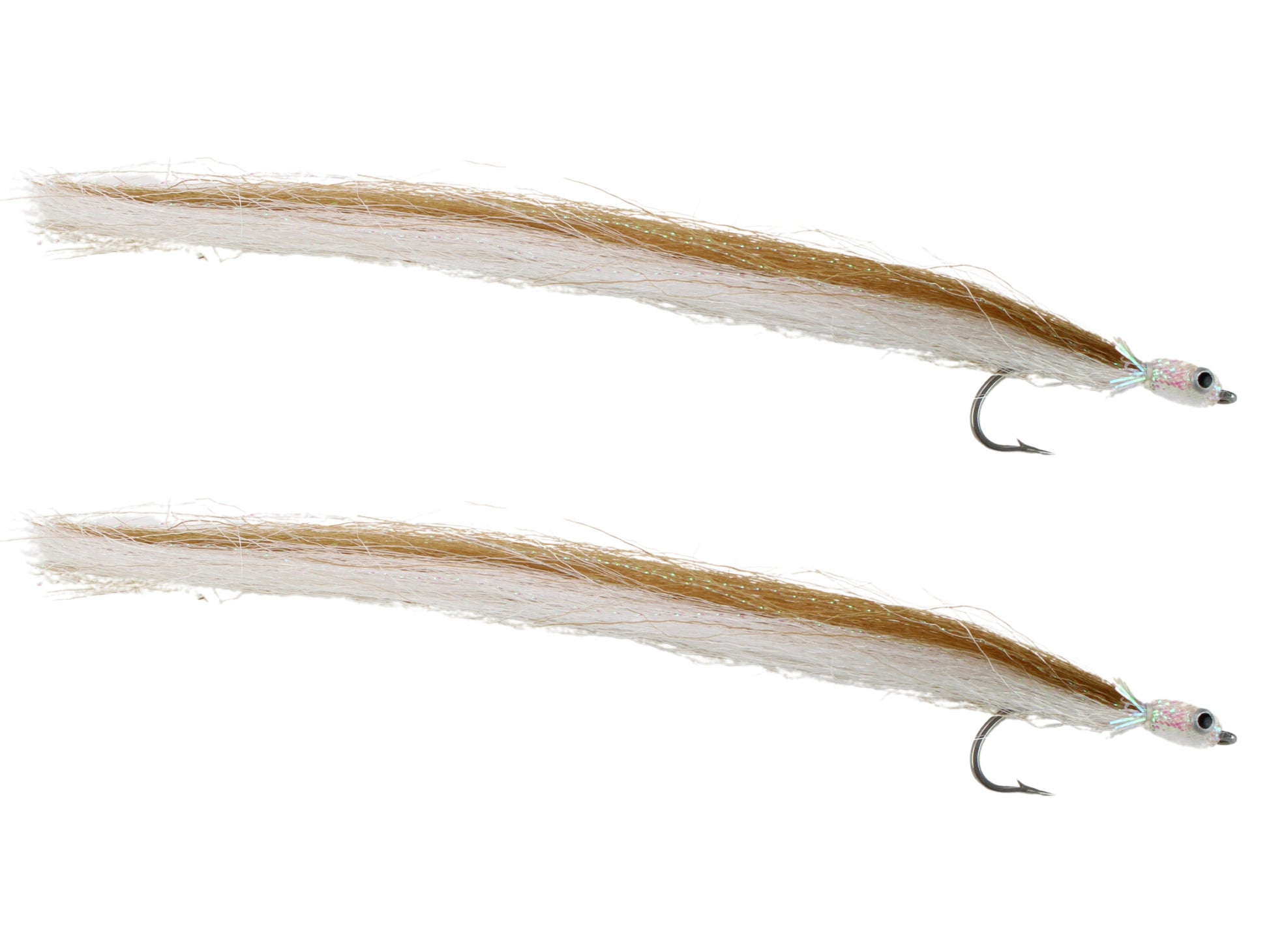 Wild Water Fly Fishing Brown Sand Long Tail Eel, Size 1/0 (Qty 3) | SendIt Sailing