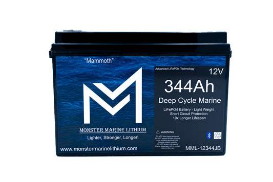 12v 344Ah Lithium Deep cycle MML-12344B Bluetooth