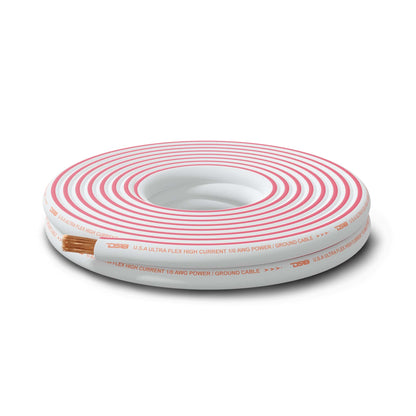 DS18 0-GA Marine Grade Tinned 100% Copper OFC Power Wire -25 Feet