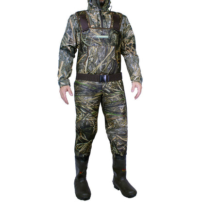 BAYOU 3.5mm Neoprene Camo Chest Wader – 600g Boots
