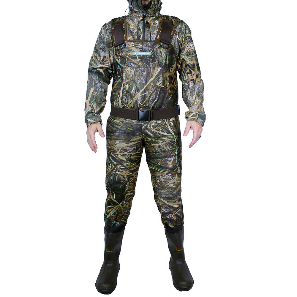 BAYOU 3.5mm Neoprene Camo Chest Wader – 600g Boots