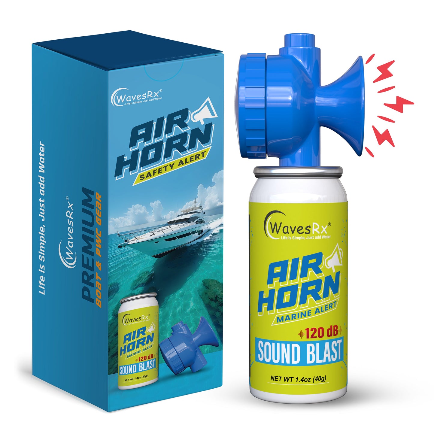 SAFETY ALERT AIR HORN