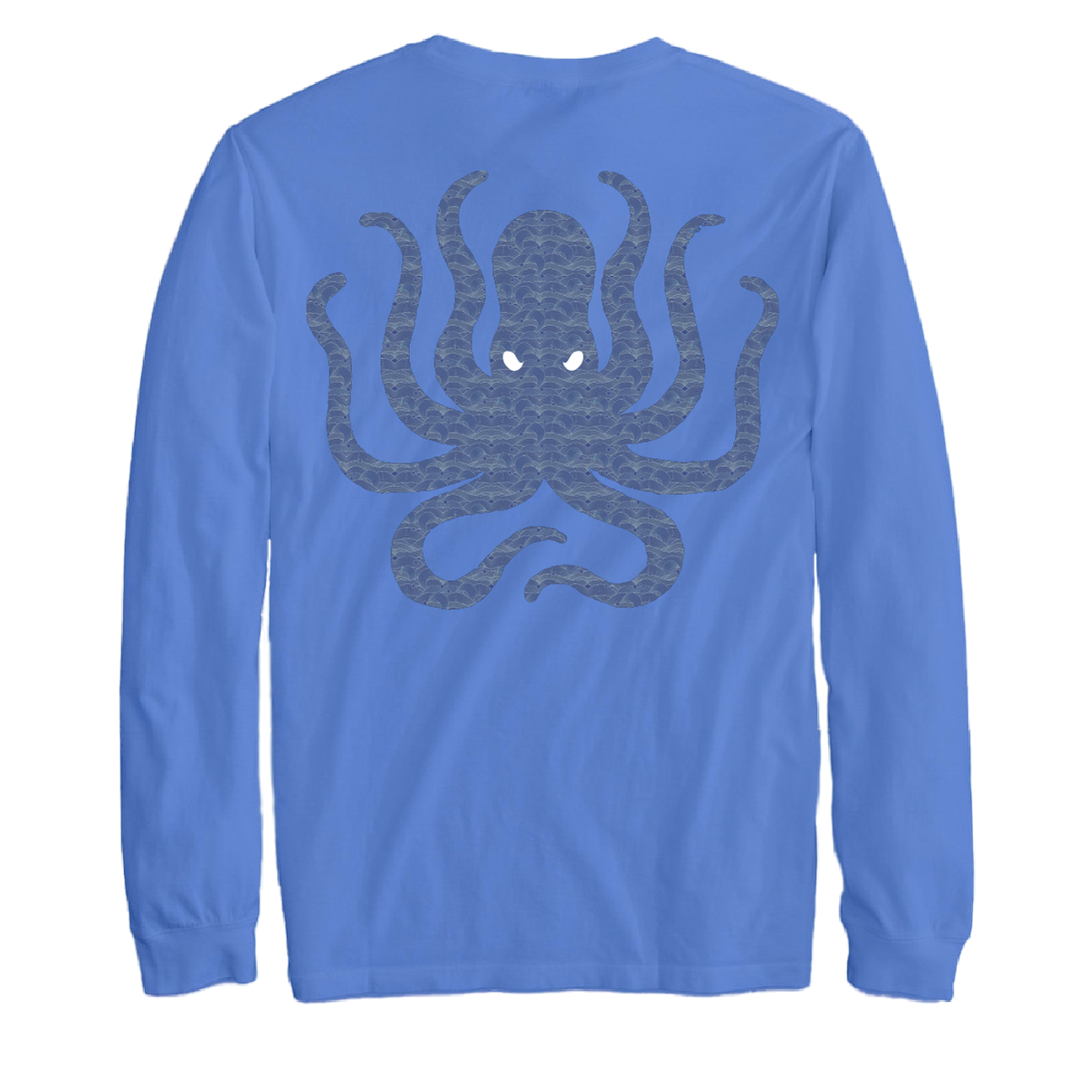 New York Freshwater Born Kraken Men's Cotton Long Sleeve Shirt