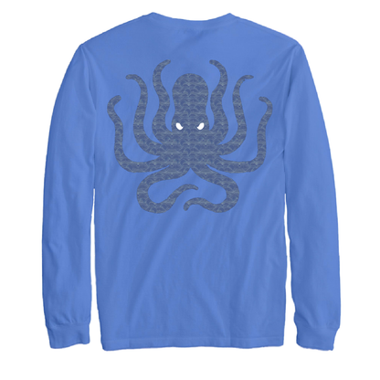 New York Freshwater Born Kraken Men's Cotton Long Sleeve Shirt