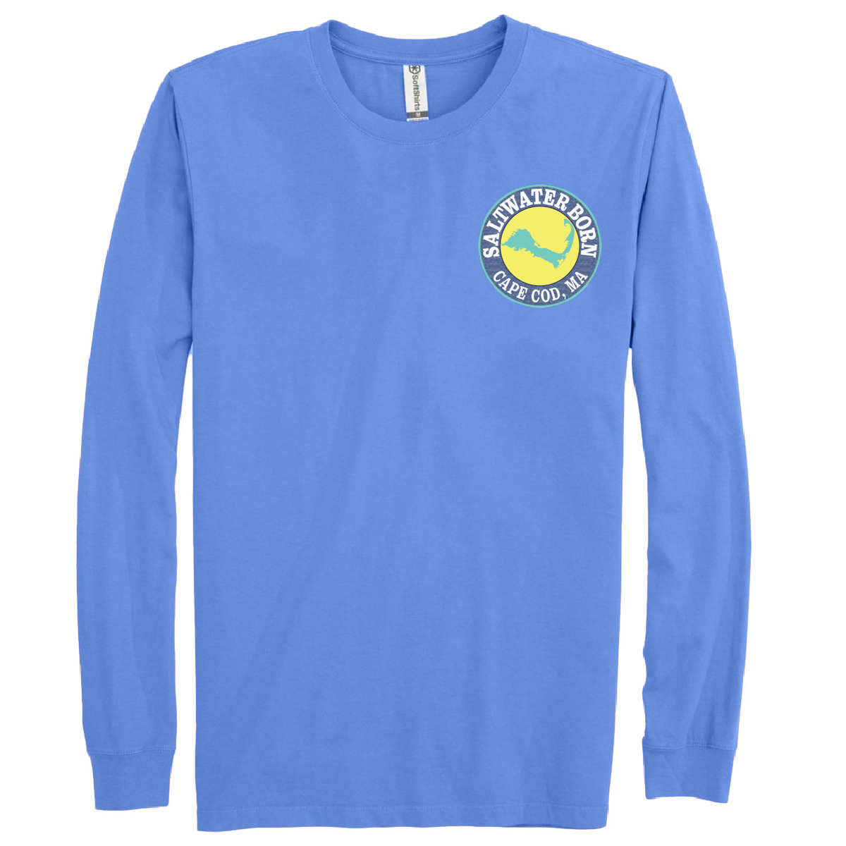 Cape Cod, MA Jaws Women's Cotton Long Sleeve Shirt