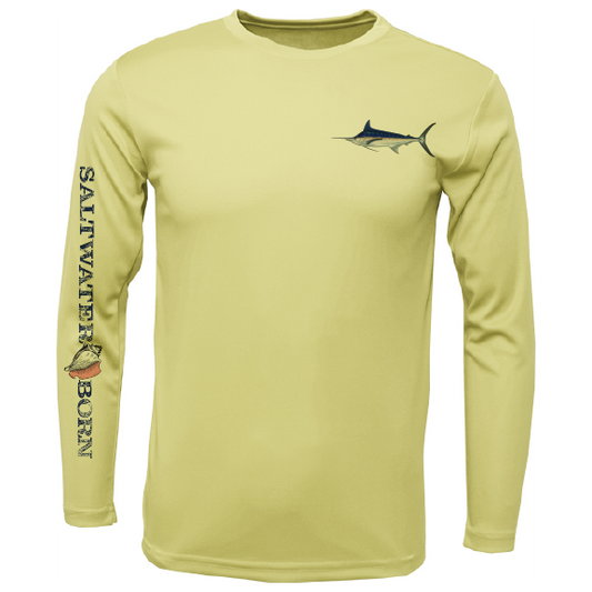 SK Marlin on Chest Long Sleeve UPF 50+ Dry-Fit Shirt