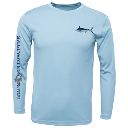 Clean Marlin Long Sleeve UPF 50+ Dry-Fit Shirt