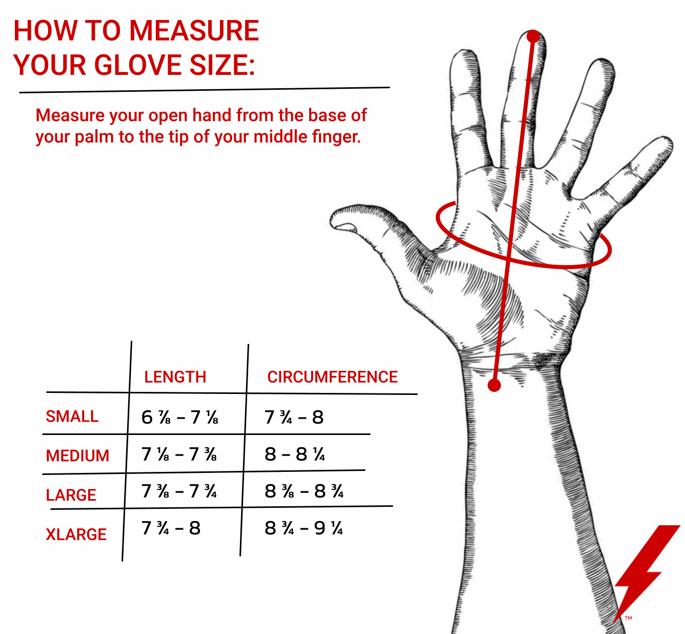 THE BYRD GOLF GLOVE ∞ Black/Red