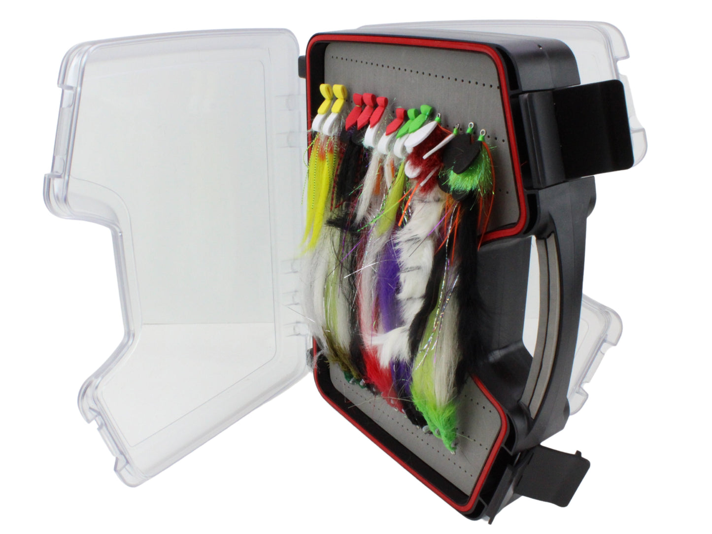 Wild Water Mega Freshwater/Saltwater Assortment, 60 Flies with Wild Waterfts Large Fly Suitcase | SendIt Sailing