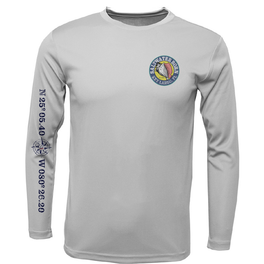 Key Largo, FL Surrender The Booty Long Sleeve UPF 50+ Dry-Fit Shirt
