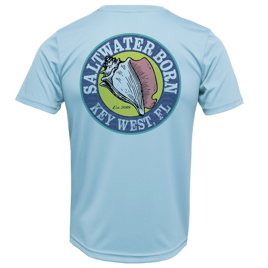 Key West, FL Mahi on Chest Short Sleeve UPF 50+ Dry-Fit Shirt