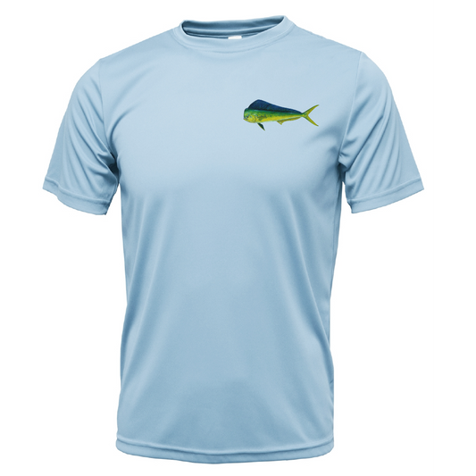 Key West, FL Mahi on Chest Short Sleeve UPF 50+ Dry-Fit Shirt