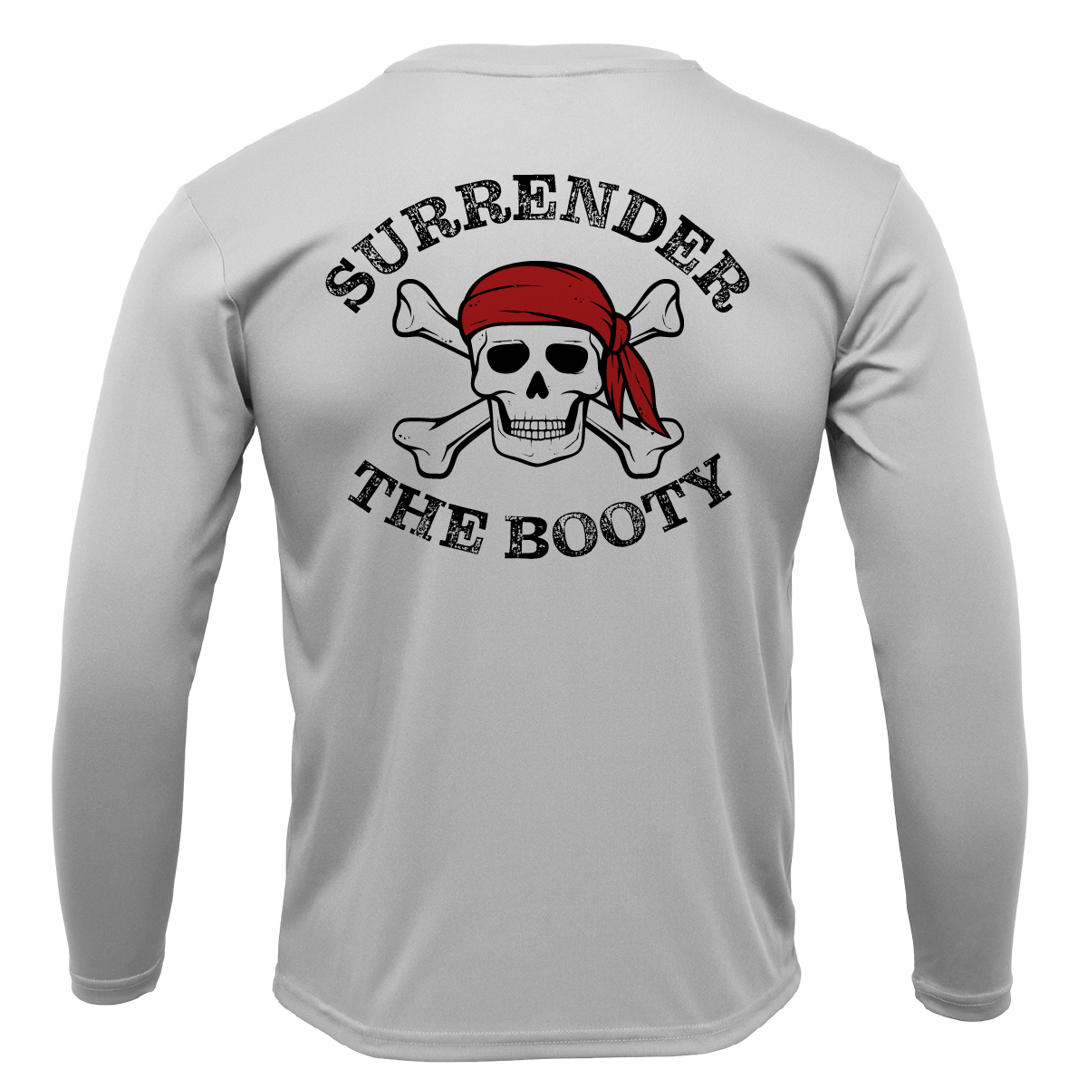 Freshwater Born "Live Love Lake" Surrender the Booty Men's Long Sleeve UPF 50+ Dry-Fit Shirt