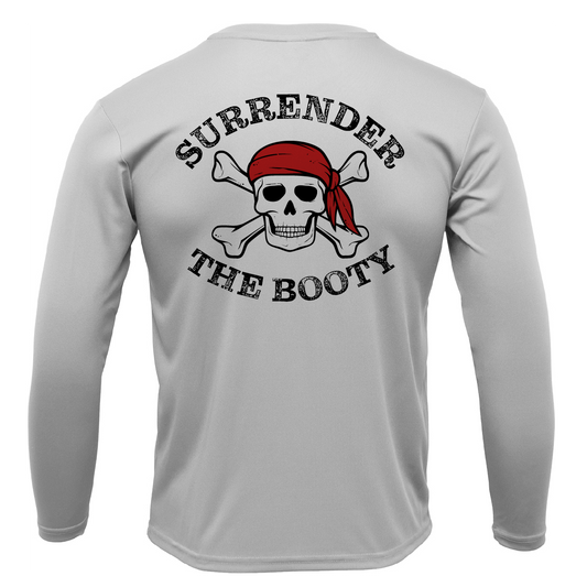 Florida Freshwater Born "Surrender The Booty" Men's Long Sleeve UPF 50+ Dry-Fit Shirt