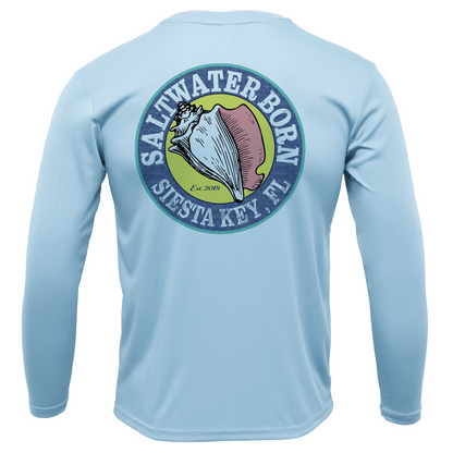 Siesta Key, FL USA Born Long Sleeve UPF 50+ Dry-Fit Shirt