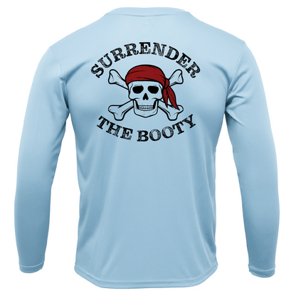 Freshwater Born "Live Love Lake" Surrender the Booty Men's Long Sleeve UPF 50+ Dry-Fit Shirt